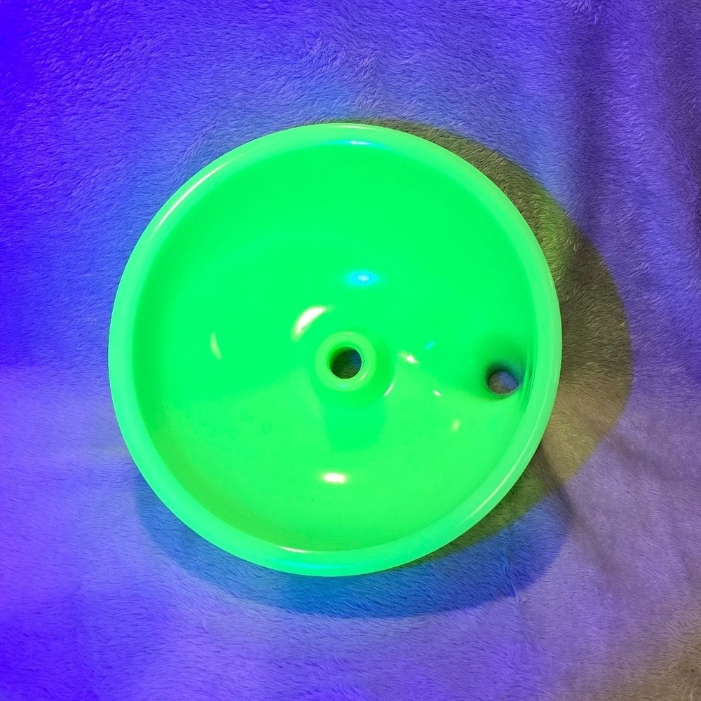 Vintage Sunbeam Jadeite Uranium Glass Mixer Juicer UV Glow Green - Picture 4 of 12